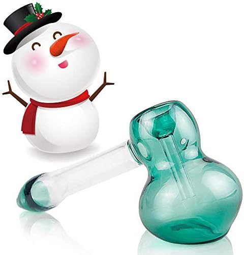 2019 Newest Portable Pipe, 5.9 Inch Handmade Art Collection Unbreakable Glass Tube (Willow Green)