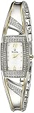 Bulova Women's 98L128 Crystal Accented Bangle Mother of Pearl Dial Watch
