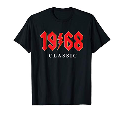 1968 Classic Rock 50th Birthday Gift T Shirt