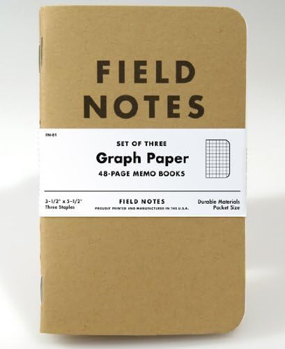 Field Notes Kraft Graph 3-Pack by Field Notes