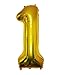 2017 Graduation Decorations by GOER,32 Inch Gold 2017 Number Foil balloons,Festival Party Supply 