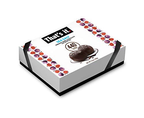 That's it. Sea Salt Organic Dark Chocolate Truffles (12 Truffle Per Box) All Natural Unsweetened Fruit Delicious Cocoa Butter Healthy Snacks with Non-GMO and Gluten Free Perfect Christmas Gift