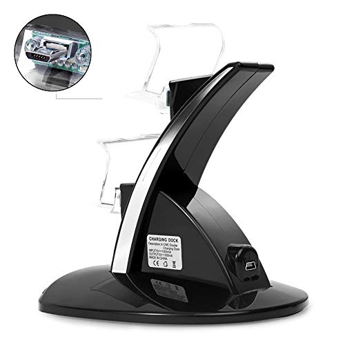 Megadream PS4 Charging Station Dock - 4 Controller USB Charger for PlayStation 4, PS4 Slim & Pro
