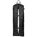 WallyBags Premium Tri-Fold Carry On Wedding Dress Travel Garment Bag for Long Gowns, Black, 66-inch