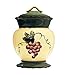 ACK Tuscany Garden Collection, Ceramic Grape Cookie Jar, 84076