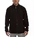 Tingley Men's Fleece Jacket, Black With Front Zipper. (Available in 8 Sizes)