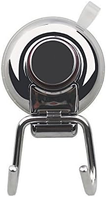 Super Powerful Vacuum Suction Cup Hook Holder - Organizer for Towel, Bathrobe and Loofah,Chrome