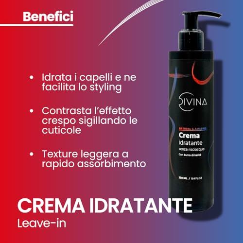 DIVINA BLK Natural&Amazing Definition & Refresh Kit for Wavy Curly Super Curly Afro Hair by DIVINA BLK - 4 Products Included, Full Treatment