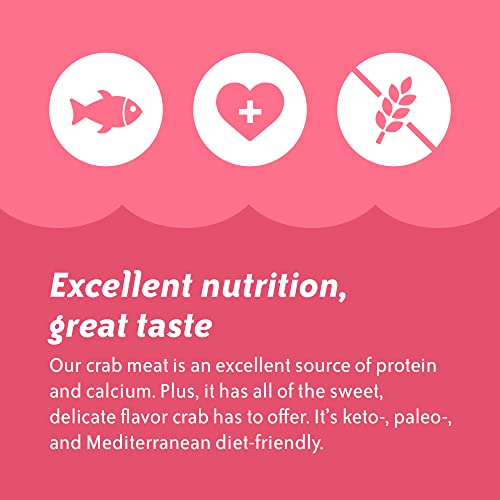 Chicken of the Sea Lump Crab Meat, High in Calcium, 6 oz. Can (Pack of