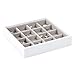 Stackers White 16 Section Charm Jewelry Box