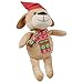 Bundle: 6 Items - 9 Plush Christmas Friends. Reindeer, Santa, Snowmen,Bear, Monkeys, and Penguins