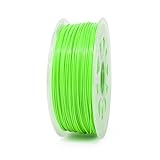Gizmo Dorks 3mm (2.85mm) ABS Filament 1kg / 2.2lb for 3D Printers, Fluorescent Green (UV Light)