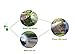 Garden Hose Nozzle Hand Sprayer Metal Construction, 8 Way Spray Pattern with Extra Washers