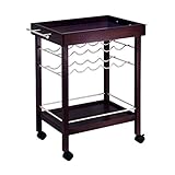 Winsome Wood Bar Cart, Espresso Finish