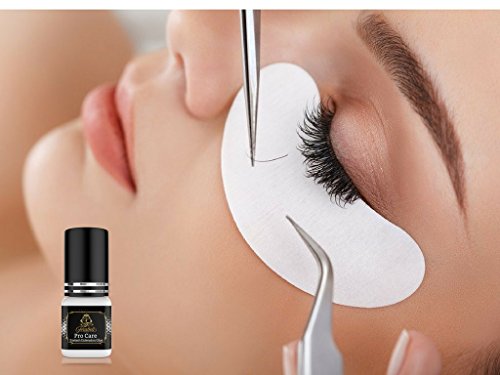 PRO CARE Extra Strong Eyelash Extension Glue 5 ml | Forabeli | 1-2 Sec Drying time | Retention 8 weeks | Professional Use | Individual Semi Permanent eye lash extensions supplies | Black Adhesive