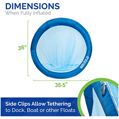 Kelsyus Premium FloatARound Portable Hammock Chair with Fast Inflation, Inflatable Fabric