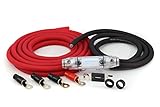 KnuKonceptz Red KCA 1/0 Gauge Power Amplifier Installation Wiring Kit