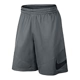 Nike Mens HBR Basketball Short (Grey, Medium)