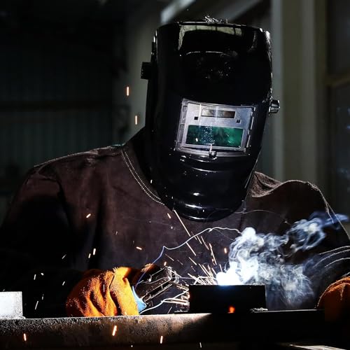 DEKO Darkening Welding Helmet: True Color Solar Powered Self Darkening Welder Mask Hood Helmets