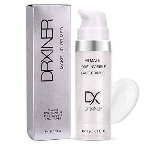 Glossiva Face Primer Matte - Big Pores Perfect Cover, Skin Flawless and Glowing, Long Lasting Makeup's Staying- Nourishes & Moisturizes, Suitable for All Skin Types 18ml