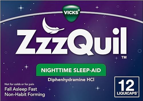 ZzzQuil, Nighttime Sleep Aid LiquiCaps, 25 mg