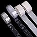 LOCOLO 52 Ft Single Hole and 52 Ft Double hole Garland Decorating Strip Tape, Balloon Glue Point 200 PCS, Balloon Arch Garland Decorating Strip Kit Wedding and Party Decorations (4 Rolls)