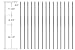 T02 - Iron Balusters - Single Twist - Hollow - 44 in X 1/2 in Square - Box of 15 (Satin Black)