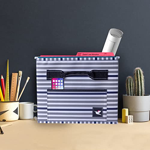 Stola File Bin Water Resistant File Organizer Home Office File Box