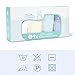Umiin Baby Washcloths, Soft Cotton Baby Muslin Washcloths and Baby Face Towel Baby Wipes,12 x 12 inches, Set of 4