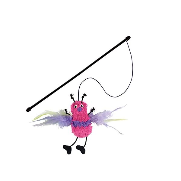 KONG Dangle Feet Teaser Feather Assorted Cat Toy