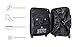 Genius Pack Hardside Luggage Spinner - Smart, Organized, Lightweight Suitcase - TSA Approved Maximum Allowance Cabin Size (Aerial - Brushed Chrome)