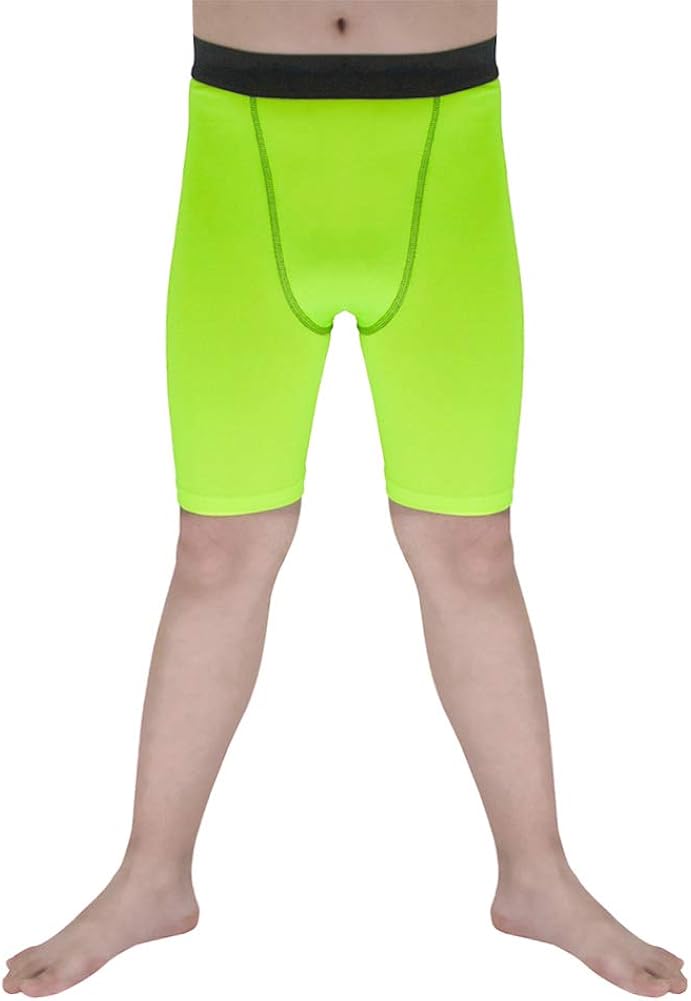 Sanke Youth Boys Soccer Running Shorts Sports Athletic Compression Short Leggings/Tights for Girls: Clothing