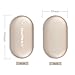 Fourheart Rechargeable/Reusable Hand Warmers, 5200mAh USB Electric Hand Warmer Pocket Hand Warmers/Portable Battery Charger, Best Gift for Women and Men in Cold Winter
