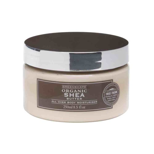 Greenscape Organic SHEA BUTTER Natural All Over Body Moisturiser 250ml
