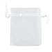 Anleolife 100pcs Organza Jewelry Candy Pendent Mixed Color Mini Gift Pouch Bags Wedding 3x4(white) by Anleolife