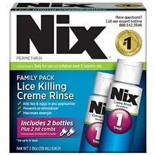 Nix permethrin lice killing creme rinse 2 oz (safe chil…