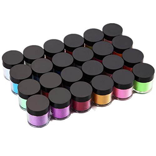 Winsummer Acrylic Nail Iridescent Fine Glitter Powder-for Gel Nail Polish Gel and Acrylic Nail Powder Women 3D Manicure Decoration