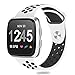 TreasureMax For Fitbit Versa Bands, Replacement Accessory Breathable Sport Strap with Air Holes for Fitbit Versa Smartwatch
