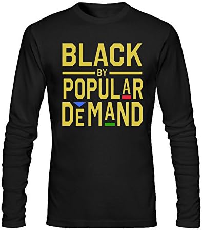 BLACK BY POPULAR DEMAND Women's Long Sleeve Cotton Crewneck T-Shirt