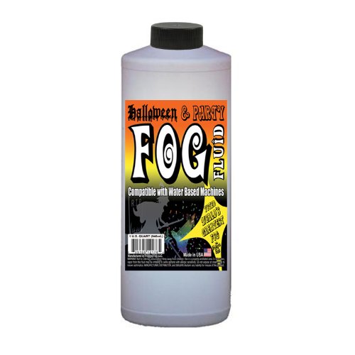 Froggys Fog - 1 Quart - 32 Oz. - Organic Fog Juice - Medium Density, High Output, Long Lasting Fog Machine Fluid for Water Based Fog Machines