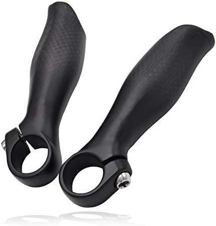 Labewin 1 Pair Ultra-light Full Carbon Fiber MTB Bike Bicycle Cycling Small Auxiliary Handlebar Grips Fit The human body