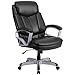Flash Furniture HERCULES Series Big & Tall 500 lb. Rated Black LeatherSoft Executive Swivel Ergonomic Office Chair with Arms