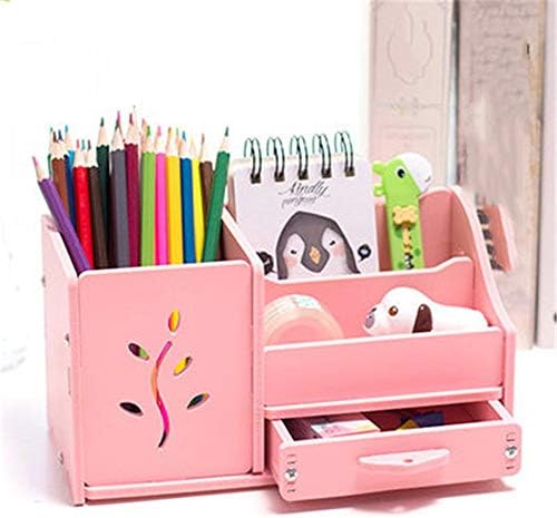 小物収納 コンパクトデスクラック 可愛い ペン立て 机上ラック 卓上収納 整理 整頓 取り付けやすい ねじ回し付き 木製 オフィス用品 教室 学生 プレゼント B0861wgk 918円 人気海外一番 100 品質保証 全品送料無料 即日出荷 Sale開催中