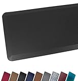 Anti Fatigue Comfort Floor Mat by Sky Mats -Commercial Grade Quality Perfect for Standup Desks, Kitchens, and Garages - Relieves Foot, Knee, and Back Pain (20x39x3/4-Inch, Black)