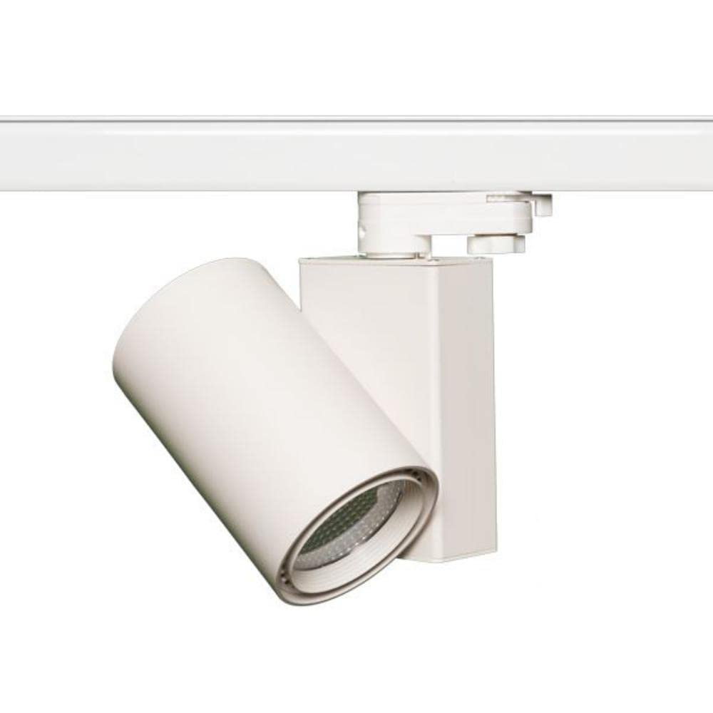 SILVER ELECTRONICS – 3-Phase LED Projector 30 W Colour Temperature: 4000 K (Neutral Light) Angle: 38 ° Colour: White Energy Class: A+