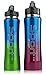 Stainless Steel Water Bottle By Dringir: Set Of 2 Double Wall Vacuum Insulated Bottles For Hot & Cold Drinks – Reusable BPA Free Sports Bottle With Leak Proof Lid – 2 Sizes & Uniquely Beautiful Colors