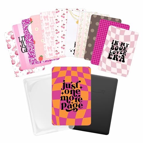 E-reader Cardstock Paper Inserts for Clear Case | 12pk 4.88 x 6.73” inches FOR PAPER WHITE 11th Generation 6.8