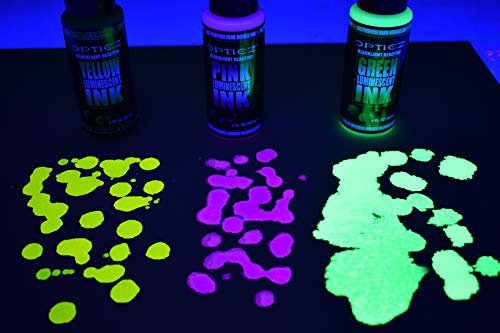 Blacklight Reactive Luminescent Ink Sampler Pack