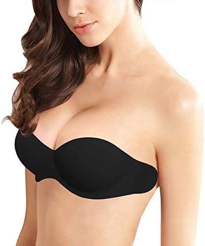 YICHAOYILIANG Adhesive Bras Women Backless Plunge U Shape Bras Push Up Bra