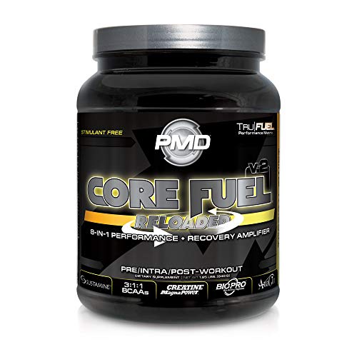 PMD Sports Core Fuel Reloaded - Creatine, Glutamine, BCAAs, Endurance And Complex Carbohydrate - 8-in-1 Premium Pre Intra And Post-Workout Performance And Recovery Drink - Tropical Twist - 20 Servings PMD Sports Core Fuel Reloaded - Creatine, Glutamine, BCAAs, Endurance And Complex Carbohydrate - 8-in-1 Premium Pre Intra And Post-Workout Performance And Recovery Drink - Tropical Twist - 20 Servings